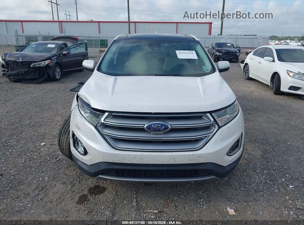 2FMPK3K88GBC23405 2016 FORD EDGE White Rear interior view