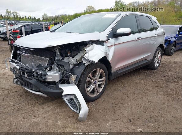 2FMPK3K8XJBC32937 2018 FORD EDGE Silver Front left