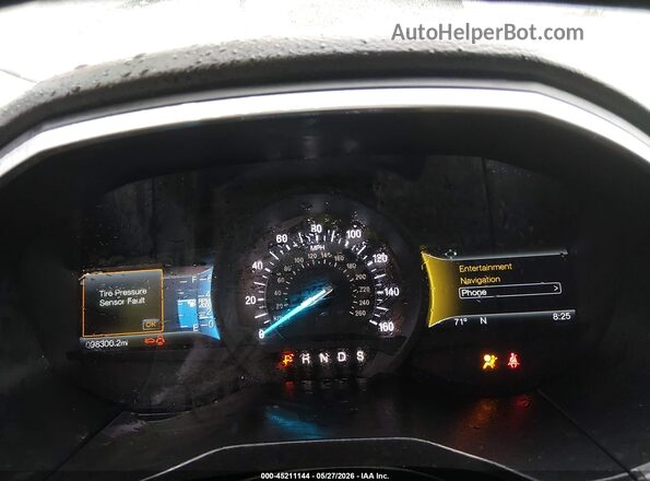 2FMPK3K90JBB45217 2018 FORD EDGE Gray Rear seats view