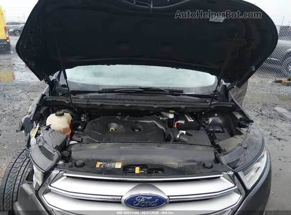 2FMPK3K90JBB45217 2018 FORD EDGE Gray Rear view