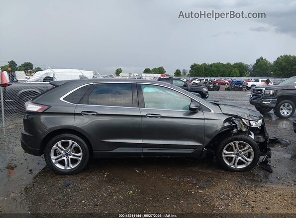 2FMPK3K90JBB45217 2018 FORD EDGE Gray 360 interior view
