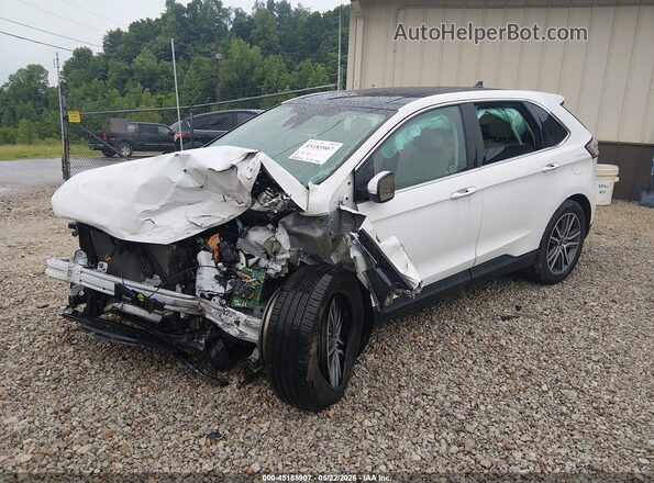 2FMPK3K90LBB52123 2020 FORD EDGE White Передня ліва чверть