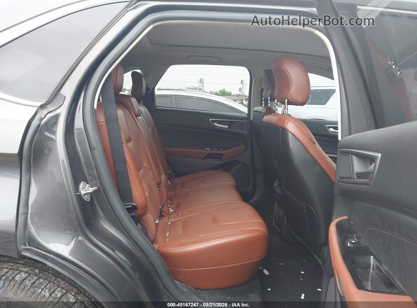2FMPK3K91KBC35994 2019 FORD EDGE Gray Vista de la etiqueta del VIN
