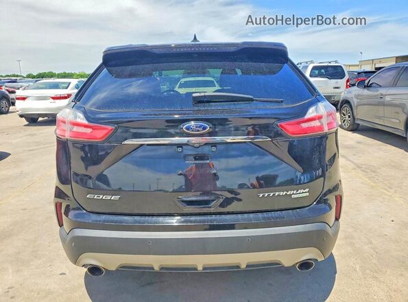 2FMPK3K91LBB15727 2020 FORD EDGE Черный Вид сзади