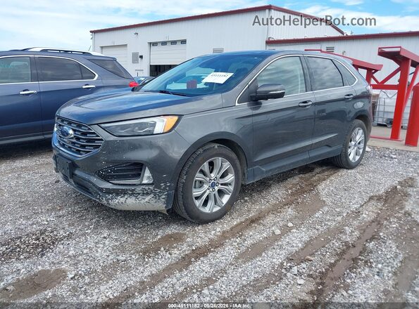 2FMPK3K91LBB53345 2020 FORD EDGE Gray Передня ліва чверть