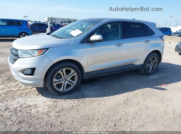 2FMPK3K92HBB57895 2017 FORD EDGE Gray Передня ліва чверть