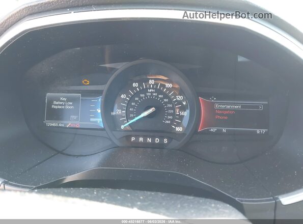 2FMPK3K92HBB57895 2017 FORD EDGE Gray Вид задніх сидінь