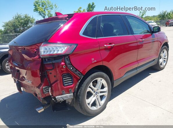 2FMPK3K92JBC20161 2018 FORD EDGE Red Rear right