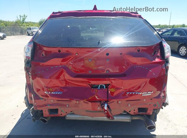 2FMPK3K92JBC20161 2018 FORD EDGE Red 