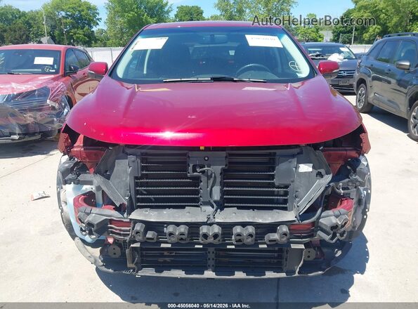 2FMPK3K92JBC20161 2018 FORD EDGE Red Dashboard view
