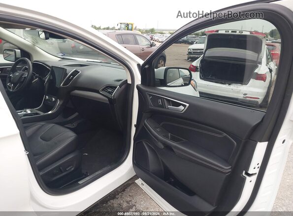2FMPK3K92MBA44734 2021 FORD EDGE White Widok wnętrza z przodu
