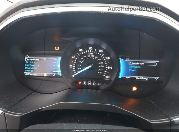 2FMPK3K92MBA44734 2021 FORD EDGE White Widok tylnych siedzeń