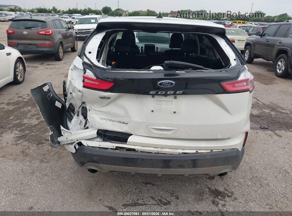 2FMPK3K92MBA44734 2021 FORD EDGE White Widok z przodu