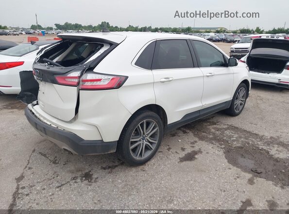 2FMPK3K92MBA44734 2021 FORD EDGE White Tył prawy