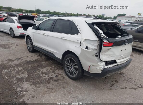 2FMPK3K92MBA44734 2021 FORD EDGE White Tył lewy