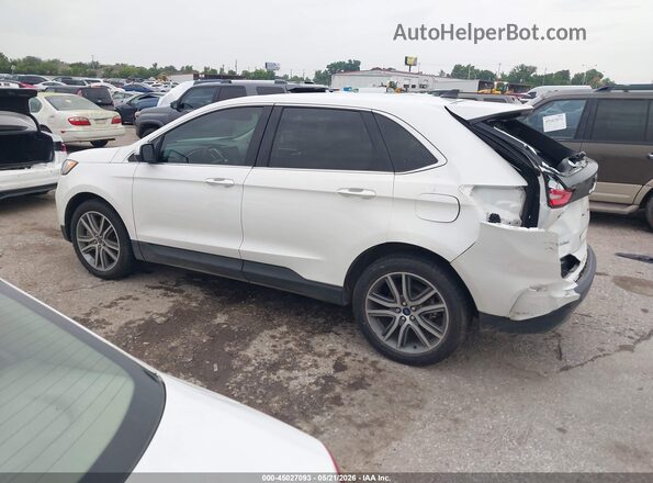 2FMPK3K92MBA44734 2021 FORD EDGE White Widok wnętrza 360 stopni