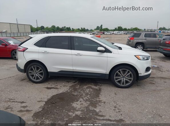 2FMPK3K92MBA44734 2021 FORD EDGE White Widok wnętrza z tyłu