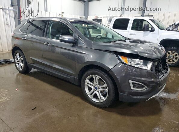 2FMPK3K93HBB31645 2017 FORD EDGE Gray 