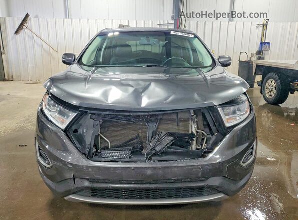 2FMPK3K93HBB31645 2017 FORD EDGE Gray 