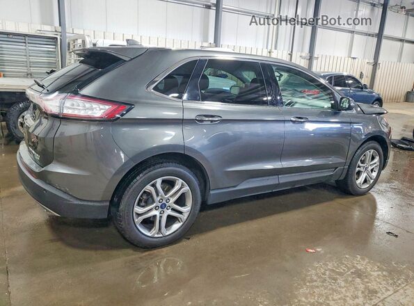 2FMPK3K93HBB31645 2017 FORD EDGE Gray 