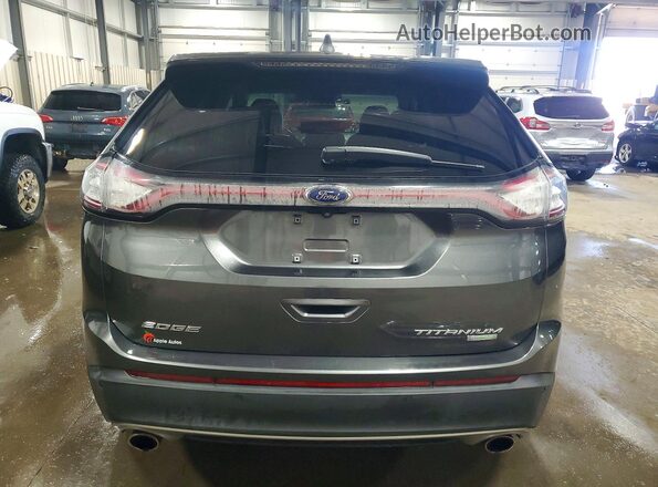2FMPK3K93HBB31645 2017 FORD EDGE Gray 
