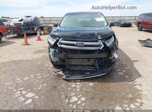 2FMPK3K94HBB17365 2017 FORD EDGE Black Դիմացի տեսք