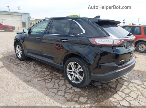 2FMPK3K94HBB17365 2017 FORD EDGE Black Հետևի ձախ
