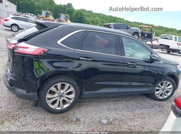 2FMPK3K95LBA16523 2020 FORD EDGE Black უკანა სალონის ხედი