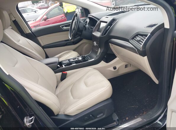 2FMPK3K95LBA16523 2020 FORD EDGE Black წინა სალონის ხედი