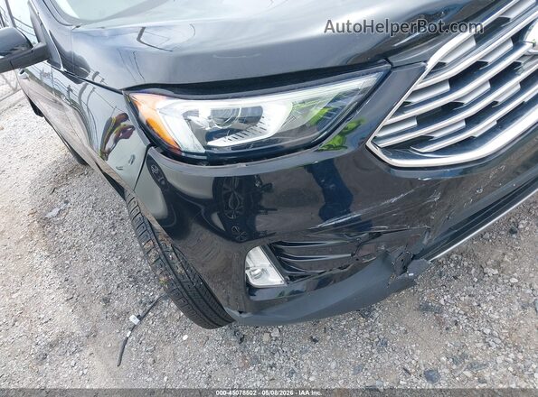 2FMPK3K95LBA16523 2020 FORD EDGE Black წინა ხედი