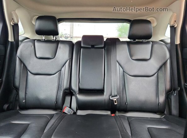 2FMPK3K96KBB89272 2019 FORD EDGE Черный Вид задних сидений