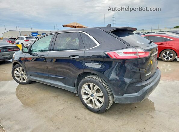2FMPK3K96KBB89272 2019 FORD EDGE Черный Задняя левая четверть