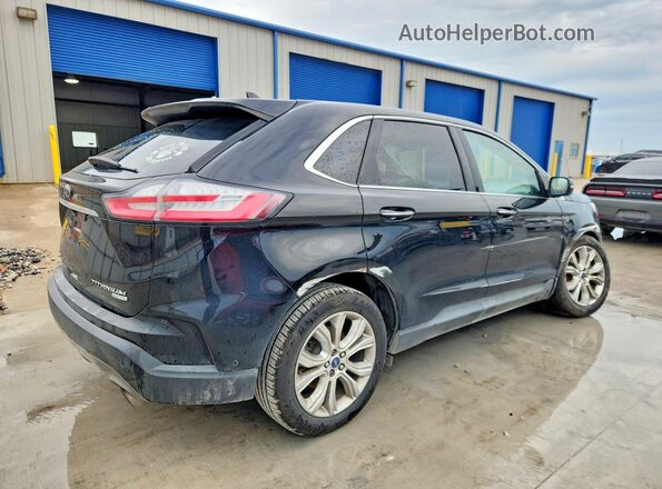 2FMPK3K96KBB89272 2019 FORD EDGE Черный Задняя правая четверть
