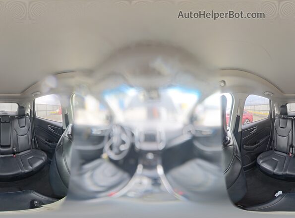 2FMPK3K96KBB89272 2019 FORD EDGE Черный Панорамный вид салона 360°