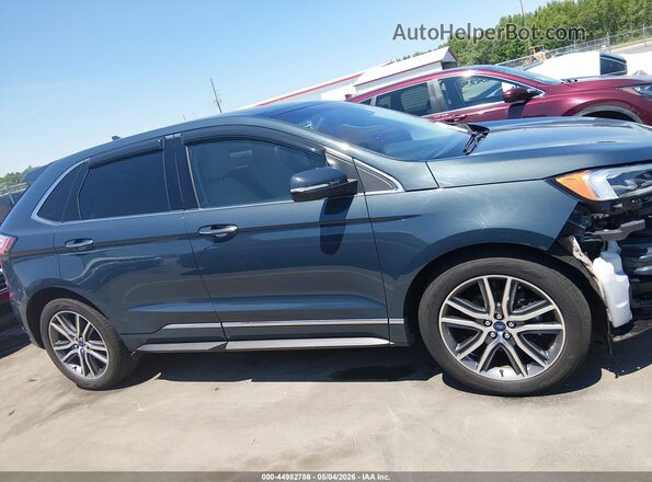 2FMPK3K97KBC68417 2019 FORD EDGE Blue 