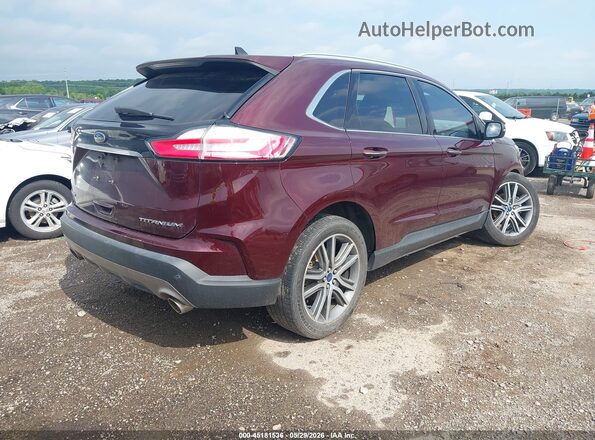 2FMPK3K97LBB53835 2020 FORD EDGE Maroon Հետևի աջ