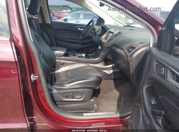 2FMPK3K97LBB53835 2020 FORD EDGE Maroon Սալոնի դիմացի տեսք