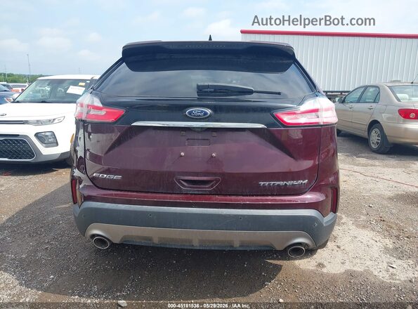 2FMPK3K97LBB53835 2020 FORD EDGE Maroon 