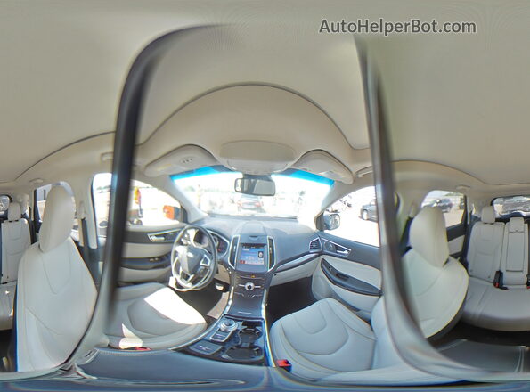 2FMPK3K98KBC16343 2019 FORD EDGE Blue Vista interior de 360 grados