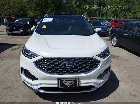 2FMPK3K98LBA11767 2020 FORD EDGE Белый Вид щитка приборов