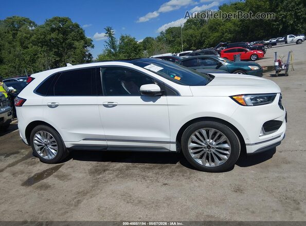 2FMPK3K98LBA11767 2020 FORD EDGE Белый Вид задней части салона