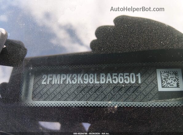 2FMPK3K98LBA56501 2020 FORD EDGE Серый 