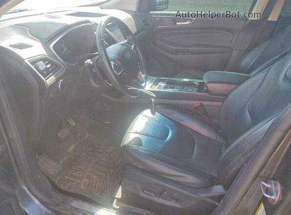 2FMPK3K98LBB43444 2020 FORD EDGE Gray Front interior view