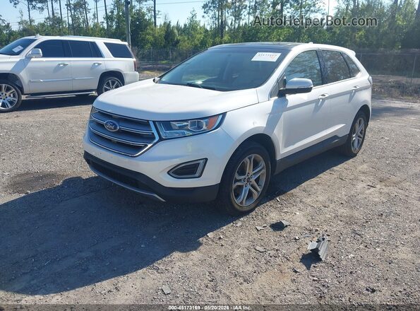 2FMPK3K99HBB71731 2017 FORD EDGE White Front left