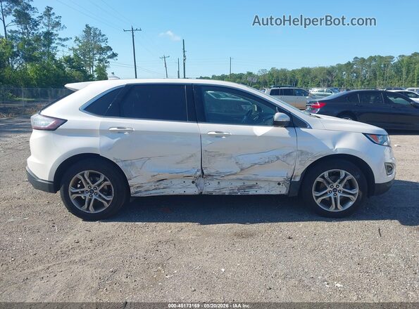 2FMPK3K99HBB71731 2017 FORD EDGE White Rear interior view