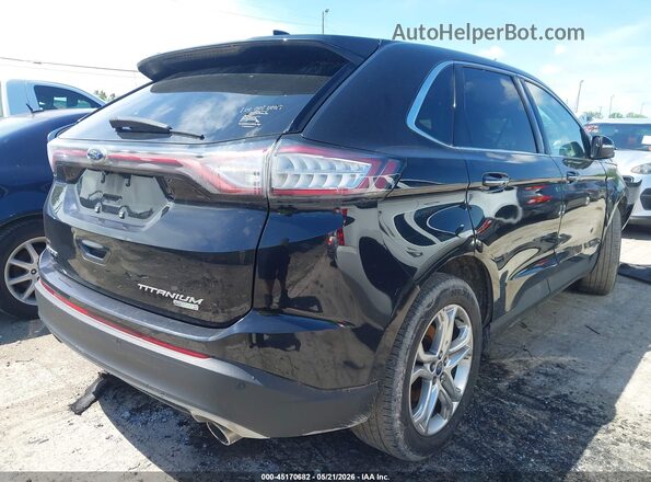 2FMPK3K99HBC03318 2017 FORD EDGE Black უკანა მარჯვენა