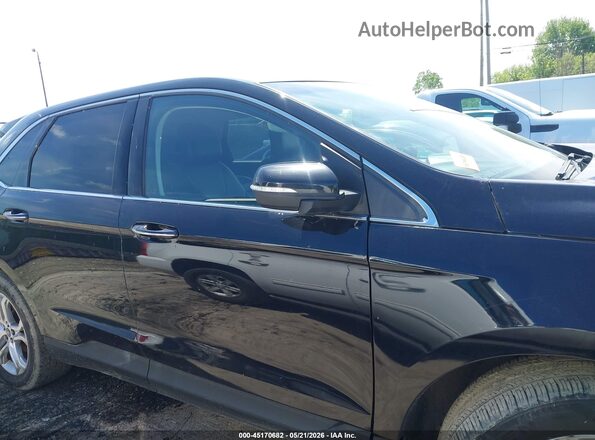 2FMPK3K99HBC03318 2017 FORD EDGE Black უკანა სალონის ხედი