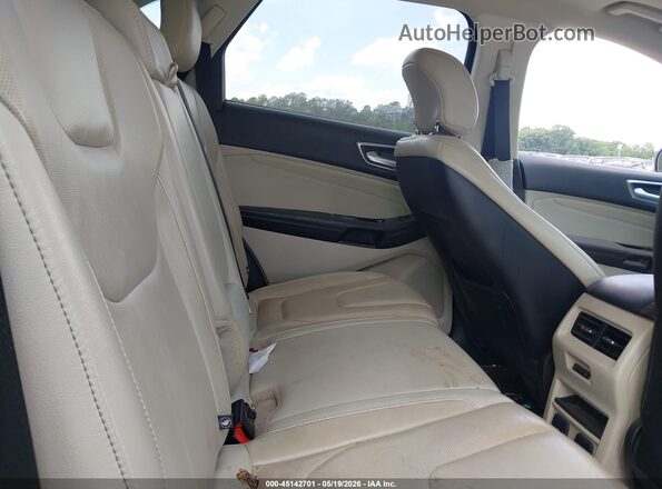 2FMPK3K99KBB89069 2019 FORD EDGE Dark Blue Widok naklejki z numerem VIN