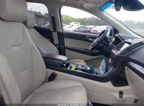 2FMPK3K99KBB89069 2019 FORD EDGE Dark Blue Widok wnętrza z przodu