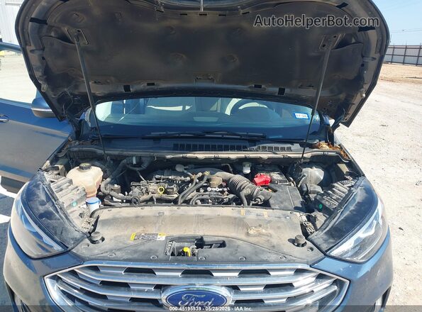 2FMPK3K99KBC01026 2019 FORD EDGE Blue Widok z tyłu